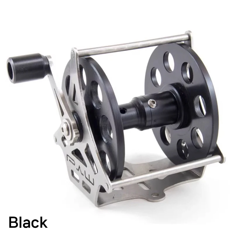 Original MVD ตกปลา Reel Handle Smooth เลื่อนต่ําลอยตัว Speargun สายตกปลาล้อ Tackle Casting Reel 35M 40M 60M