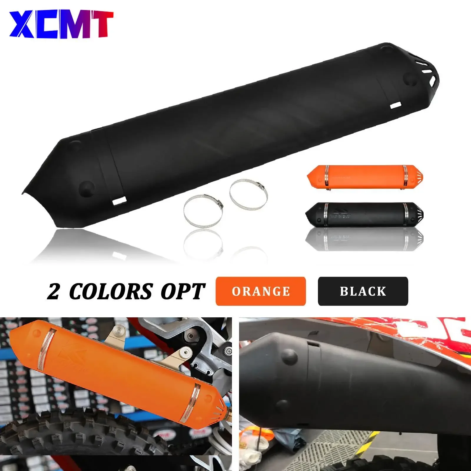 Para KTM 250 300 XC XC-W XCW XC250 XC300 XCW250 XCW300 TPI Erzbergrodeo Protector de tubo de escape cubierta de protección térmica Protector Motocross