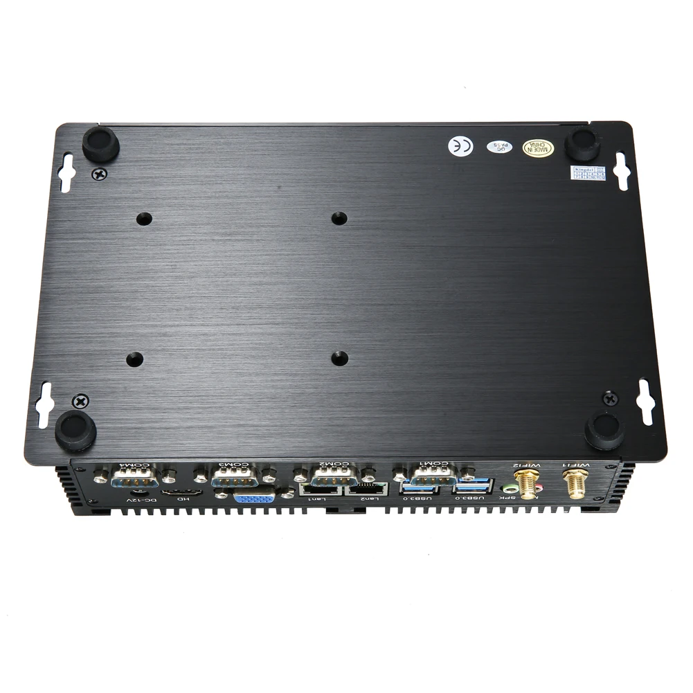Fanless Mini PC Intel Core i5 3317U 1037U WindowsXP Celeron 1037U ITX Industrial Desktop Computer HDMI VGA Rugged PC AES Win11