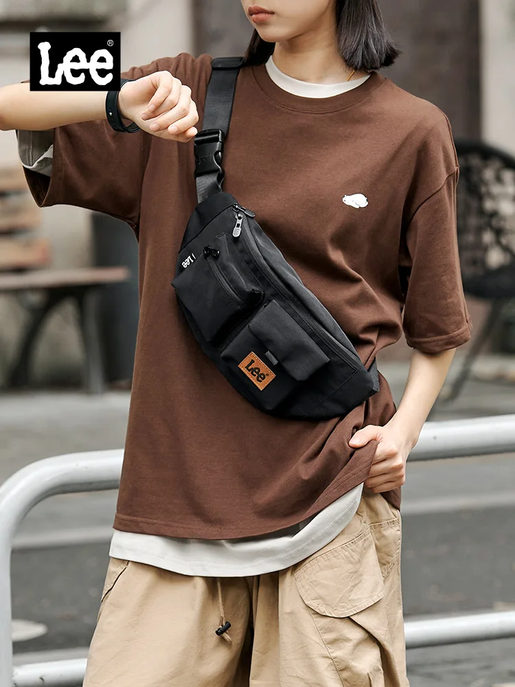 Bolsa crossbody masculina e feminina, bolsa de cintura esportiva da nova moda 2025, bolsa multifuncional de grande capacidade