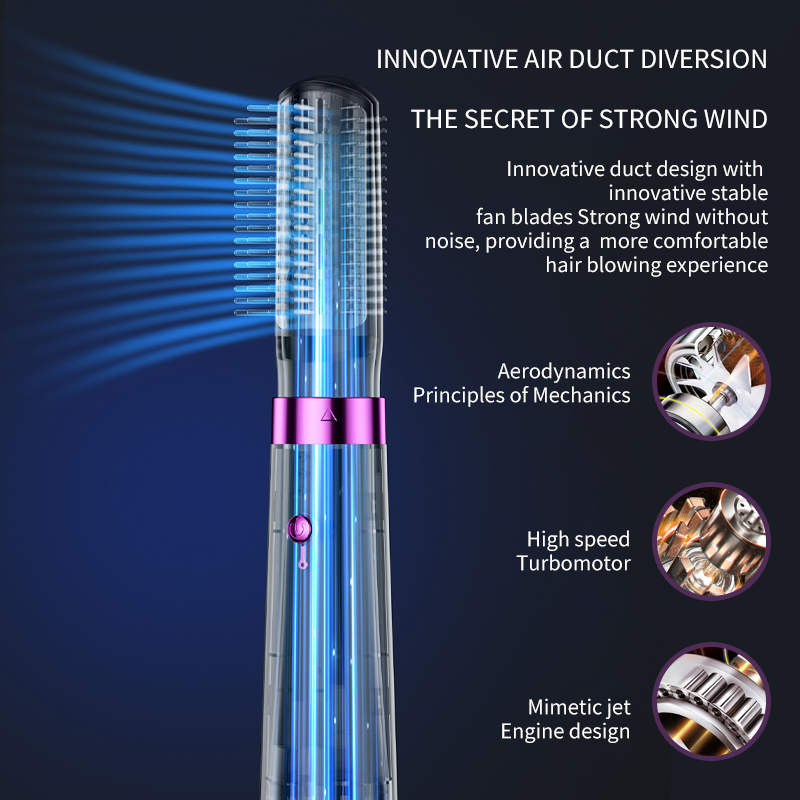 Multi-Purpose Hot Air Comb, uma variedade de funções convenientes, KS-Q7Hot Air Comb, fazer todos mais do que