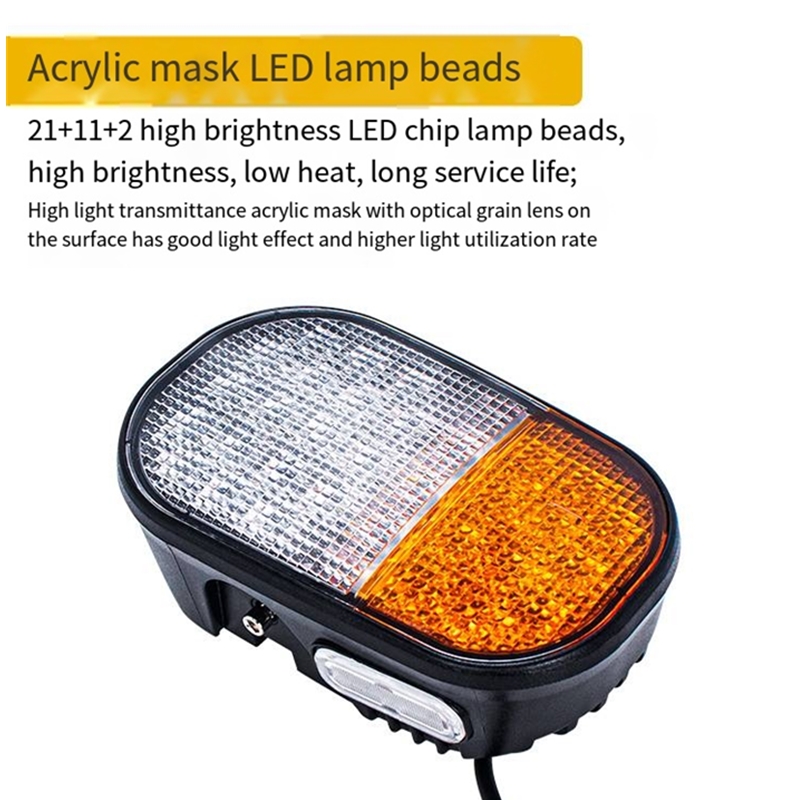 Lampu depan led untuk Toyota Fd Fb, 1 pasang 12 v-110 V suku cadang Forklift 32w