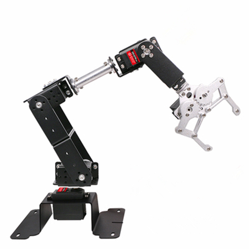 Robot manipulador de 6 DOF MG996, Kit de garra de abrazadera de brazo mecánico de aleación de Metal para Robot Arduino DIY Ki UNO/ESP32, Robot programable
