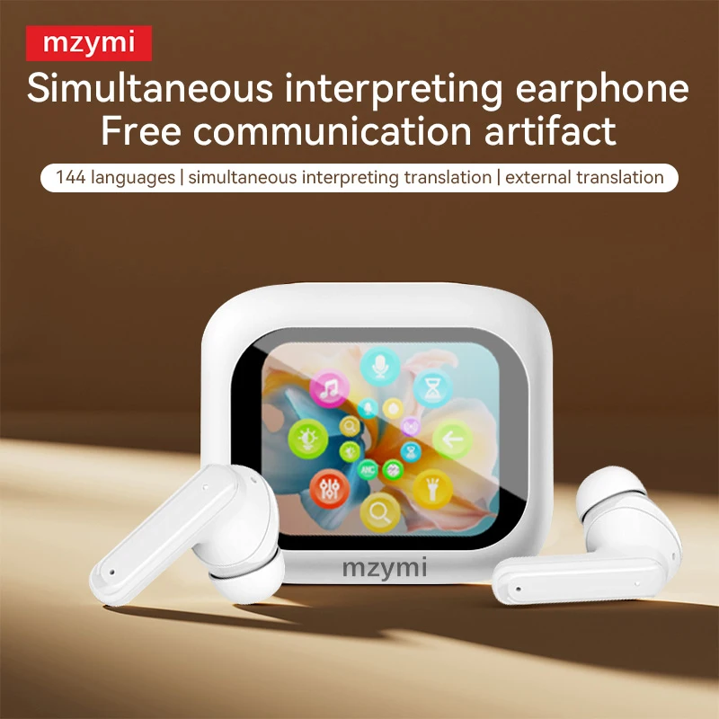 Mzymi E18 Pro Bluetooth5.4 auriculares con cancelación de ruido auriculares para juegos auriculares deportivos impermeables TWS auriculares internos para XIAOMI