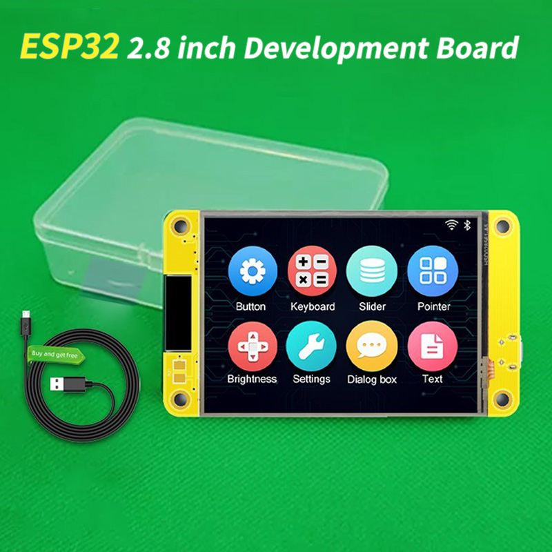 Pantalla ESP32 de 2,8 pulgadas para Arduino LVGL, placa de desarrollo WIFI y Bluetooth, pantalla LCD de 240x320, módulo TFT con Touch WROOM