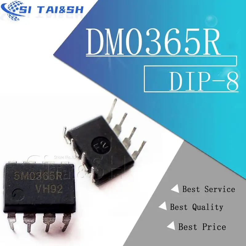10pcs/lot DM0365R Black plastic protective case For DIP-8 DM0365 DIP new and original