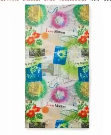 Bufanda de playa con estampado español único original de comercio exterior, arte en color a la moda, chal para mujer