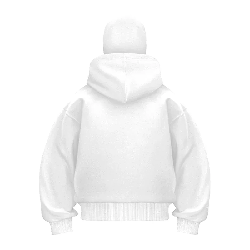 Y2k vintage inverno streetwear casal topos balaclava integrado hoodie masculino cor sólida ninja pulôver hip hop emenda moletom