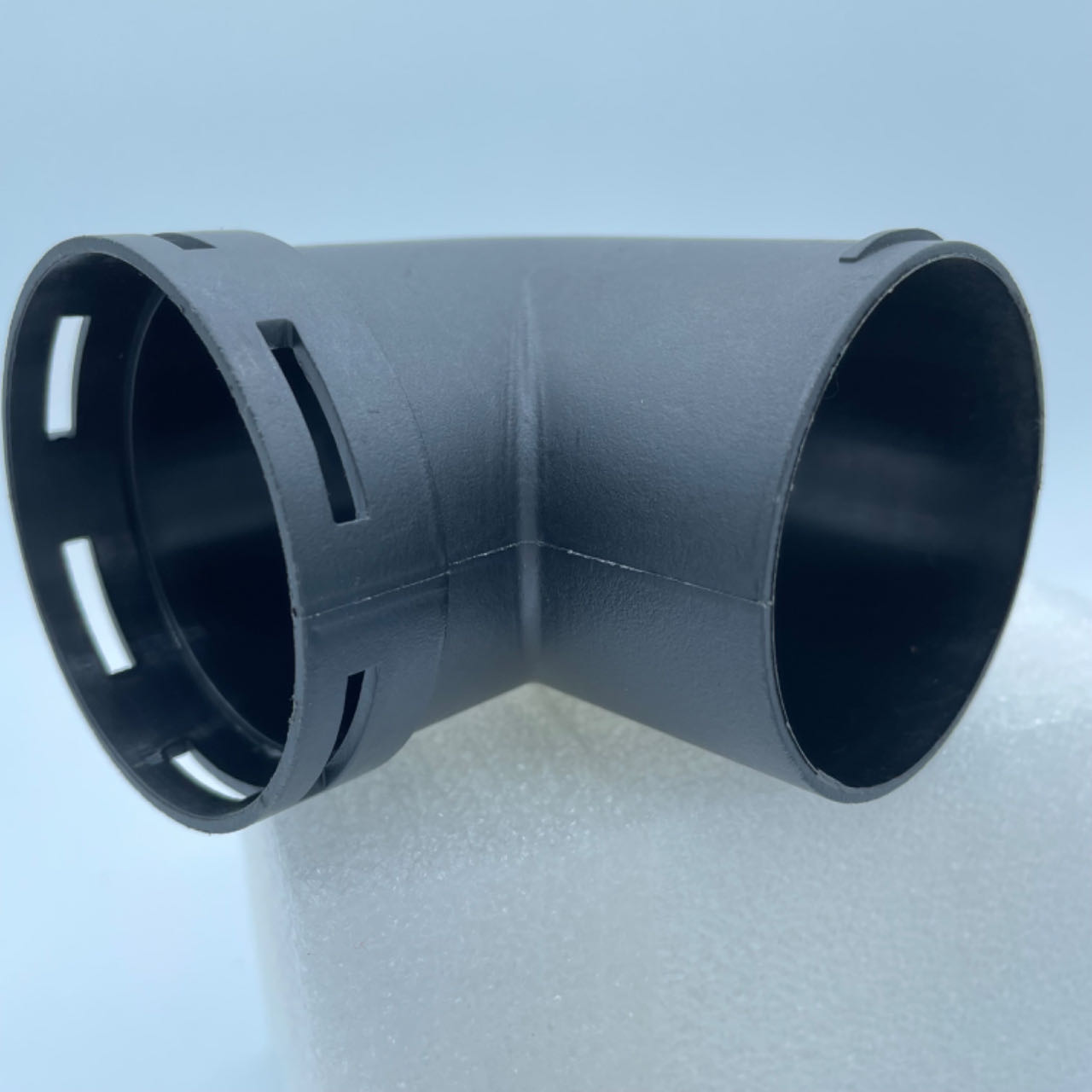 75 ミリメートルパーキングヒーター温風ダクトパイプエルボ出口コネクタ黒プラスチック交換アクセサリー車のトラックバンキャンピングカー用