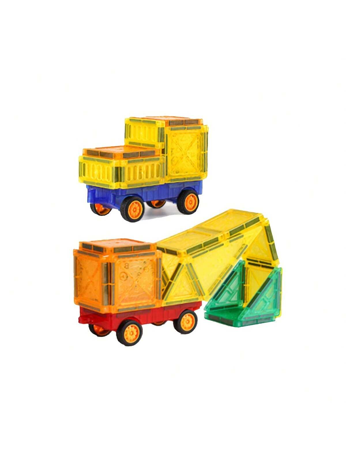 3歳から8歳までの男の子と女の子に適した,創造性と脳の発達を刺激するための創造的なおもちゃ,2パーツ