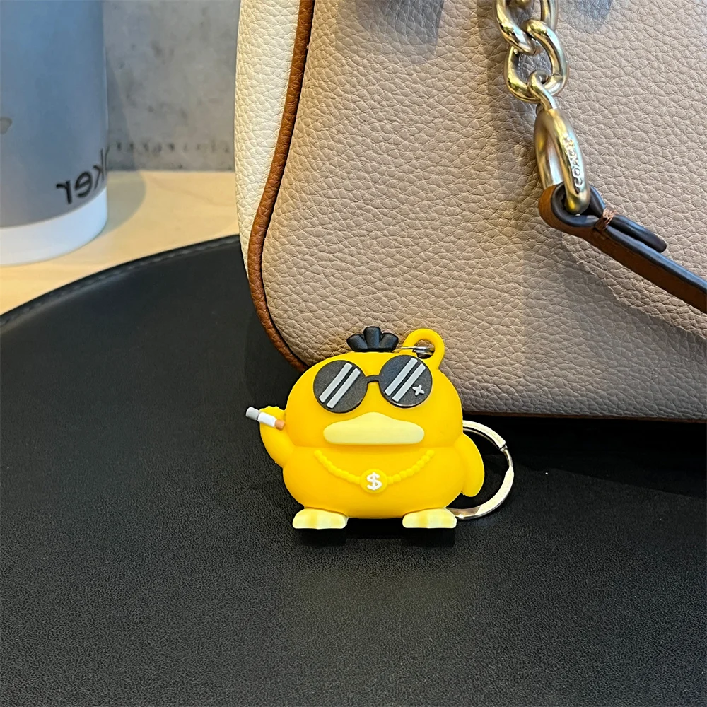 Cute cartoon For Apple Airtag Case Silicone Protective Cover Locator Tracker Keychain Shell