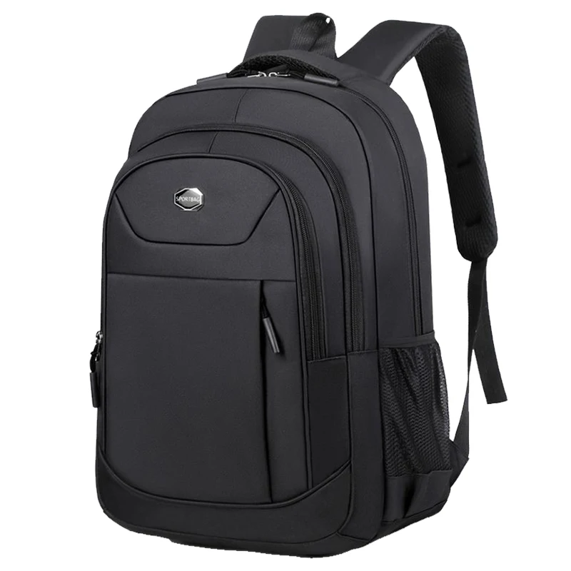 Sac à dos double épaule pour hommes et femmes – Couleur unie – Voyage d'affaires, voyage d'affaires, déplacement, usage décontracté