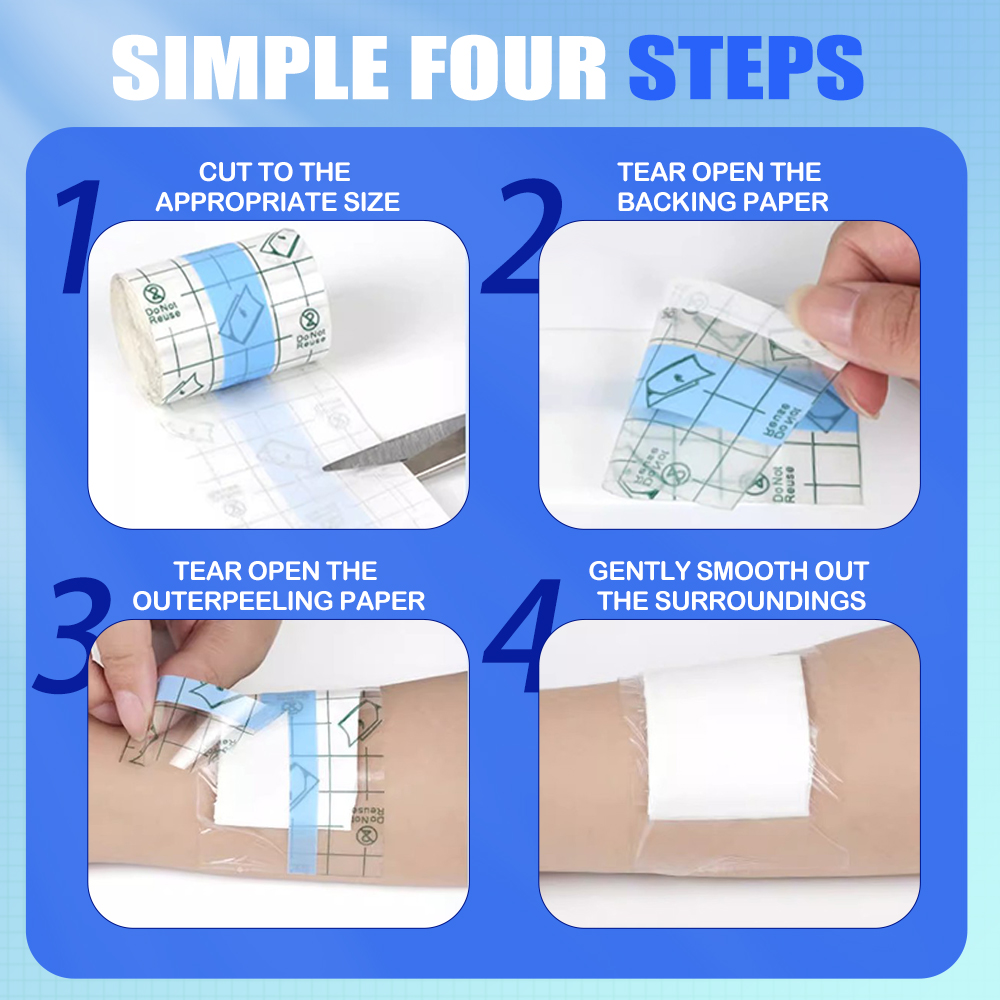 5m waterdichte tattoo-film nazorg beschermende huid genezing tattoo zelfklevend verband reparatie tattoo accessoires supply tape roll