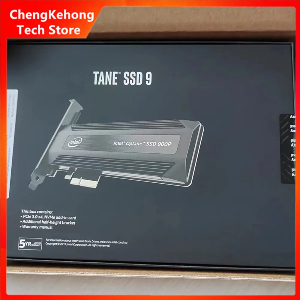 New SSD 900P 280GB NVMe solid-state drive AIC HHHL Half height Card For Inter Optane SSDPED1D280GAX1 Original