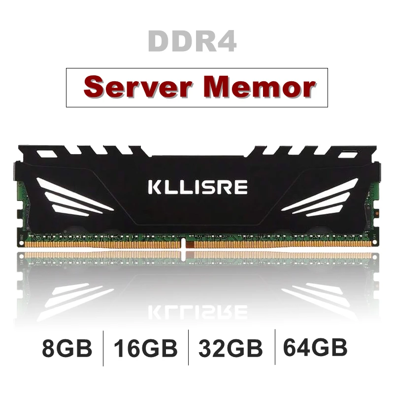 Memória de servidor DDR4 usada 8GB 16GB 32GB 64GB 2400 2133MHz ECC REG PC4-2133P 2400T ram