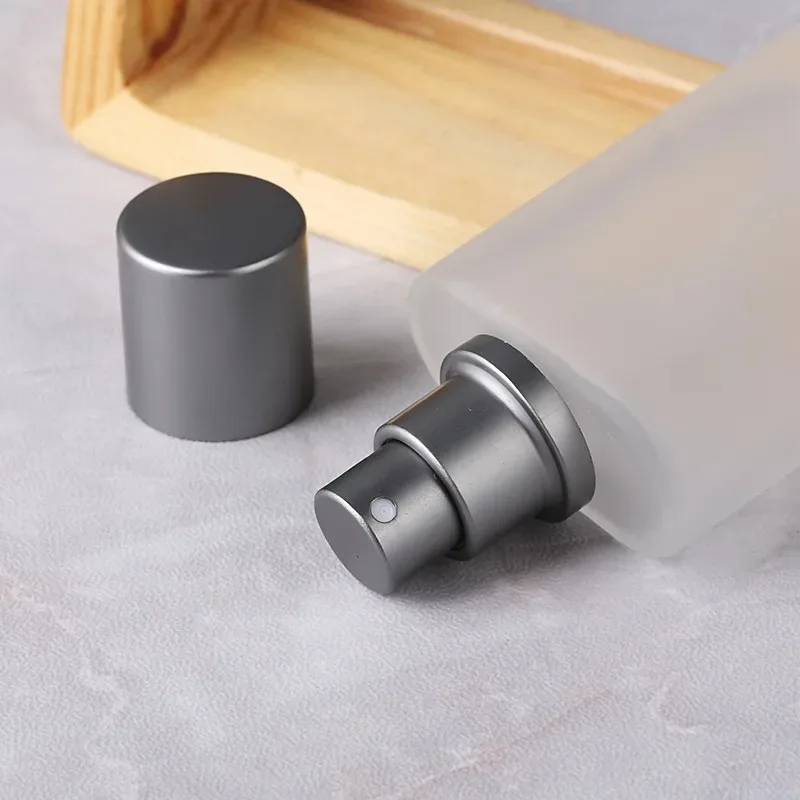 30ml 스크류 탑 샌드 블라스팅 유리 향수병 액체 스프레이 병 빈 병 50ml 디스펜서 병 빈 메이크업 파인 미스트