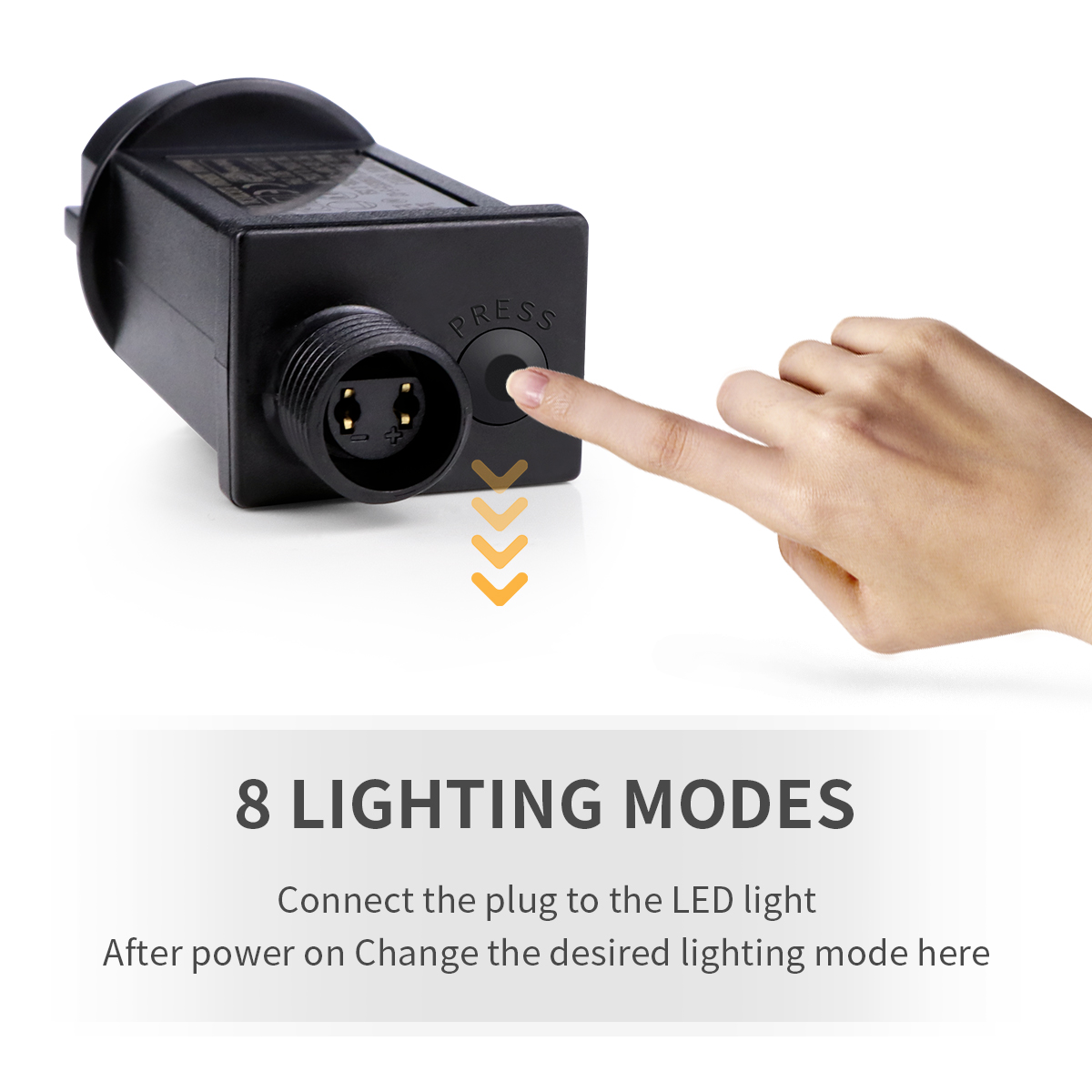 EU Netzteil LED Kupfer Draht Lichterkette String 10/20/30/50M Urlaub Party Dekoration lampe Für Weihnachten Garten Dekor