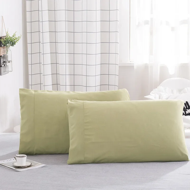 Funda de almohada para dormitorio, fundas de almohada suaves y cómodas, inserto no incluido, 2 uds.