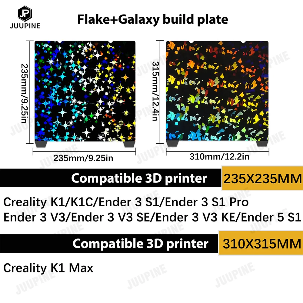 สําหรับ Creality K1 สร้างแผ่น K1C เตียง K1 MAX เตียง Ender 3 v3 se Ender 3 S1 PRO เตียง H1H PEO PEY PEI แผ่น 235X235 310X315 Ender-5 S1