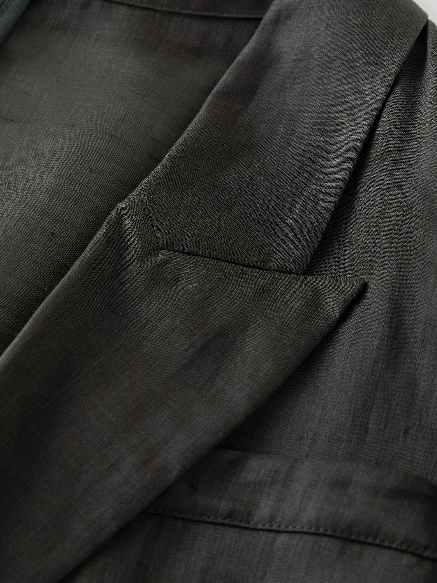 Dushu Frauen dünne Blazer Mäntel Herbst neue dunkle graue einfache elagant gekerbte Kragen Büro Dame Blazer Jacke 24 ds83130