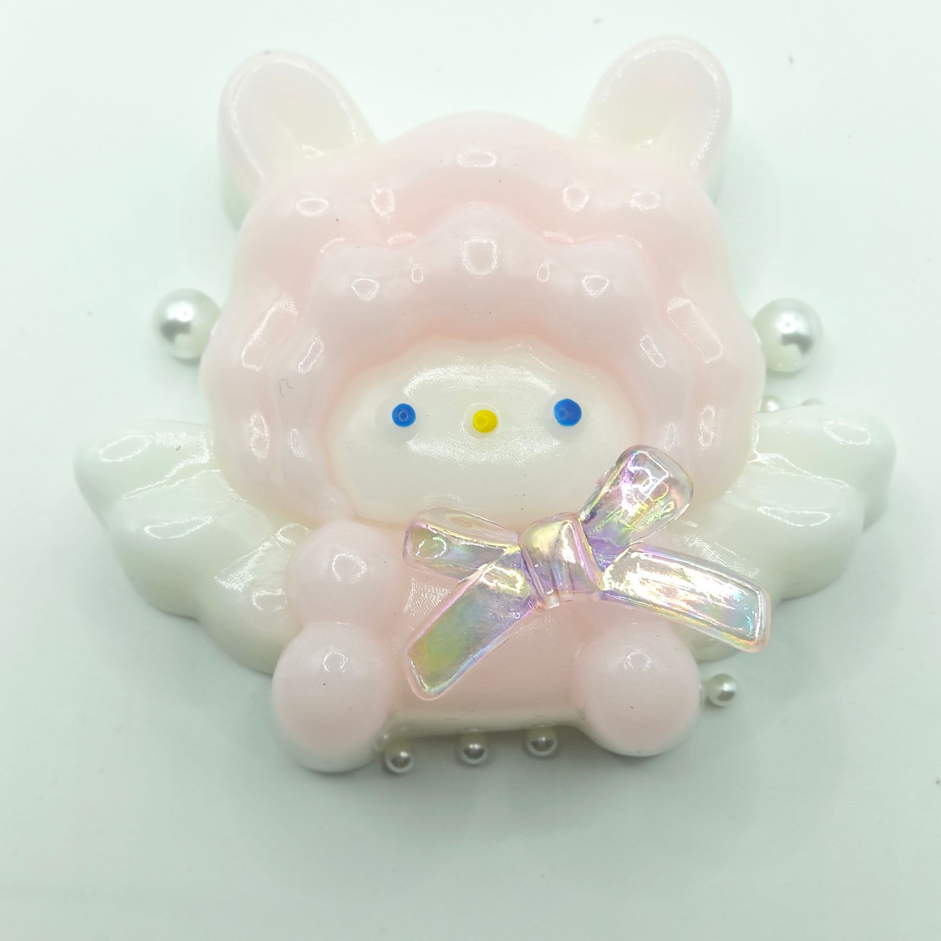 Kawaii coelho de pelúcia anjo ovelha porco encaracolado cão ooze sentimento alívio do estresse espremer irritabilidade ponta do dedo brinquedos crianças presentes mole