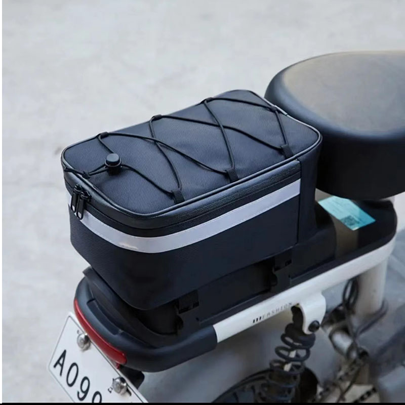 ポータブル自転車トランクバッグ自転車ラックリアバッグ 13L/9L/5L 後部座席サドルサイクリング反射荷物キャリア
