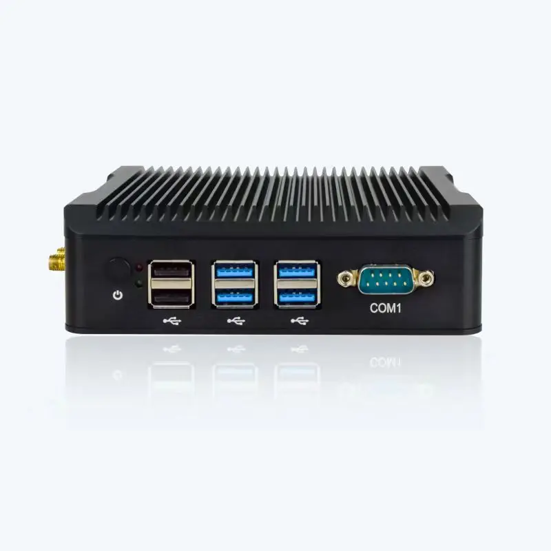 TexHoo Mini Itx Industrial Motherboard Pc Linux Ubuntu 2Com 2Lan Industrial Server Mini Computer