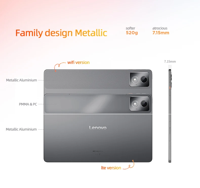 Global Lenovo K11/Plus Tablet WIFI Version 11.5” Snapdragon 680 processor 8+256G /6+128 Global Firmware GPS 8600mAh Android14