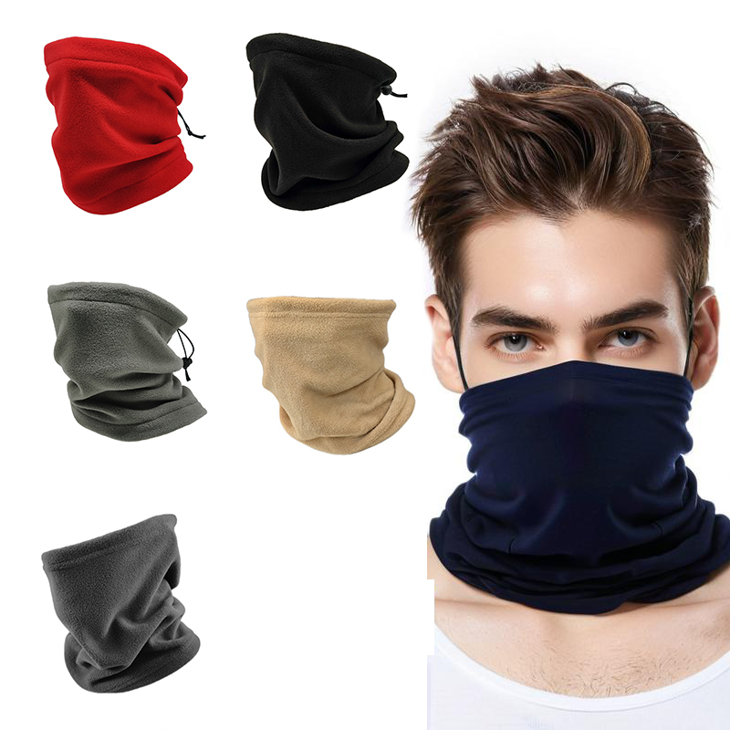 Nuevo Calentador de cuello de lana para motocicleta, polaina para el cuello, bufanda para el cuello para hombre, redecilla, calentador de invierno para hombre WB01