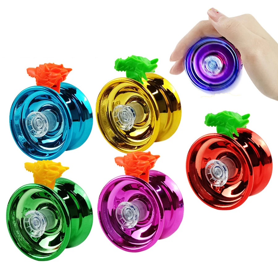 Professioneller Yo-Yo-Ball aus Aluminium und Metall für Kinder und Anfänger, wettbewerbsfähiger Yo-Yo-Ball, Yo-Yo-Ball für Erwachsene und Kinder mit Zubehör