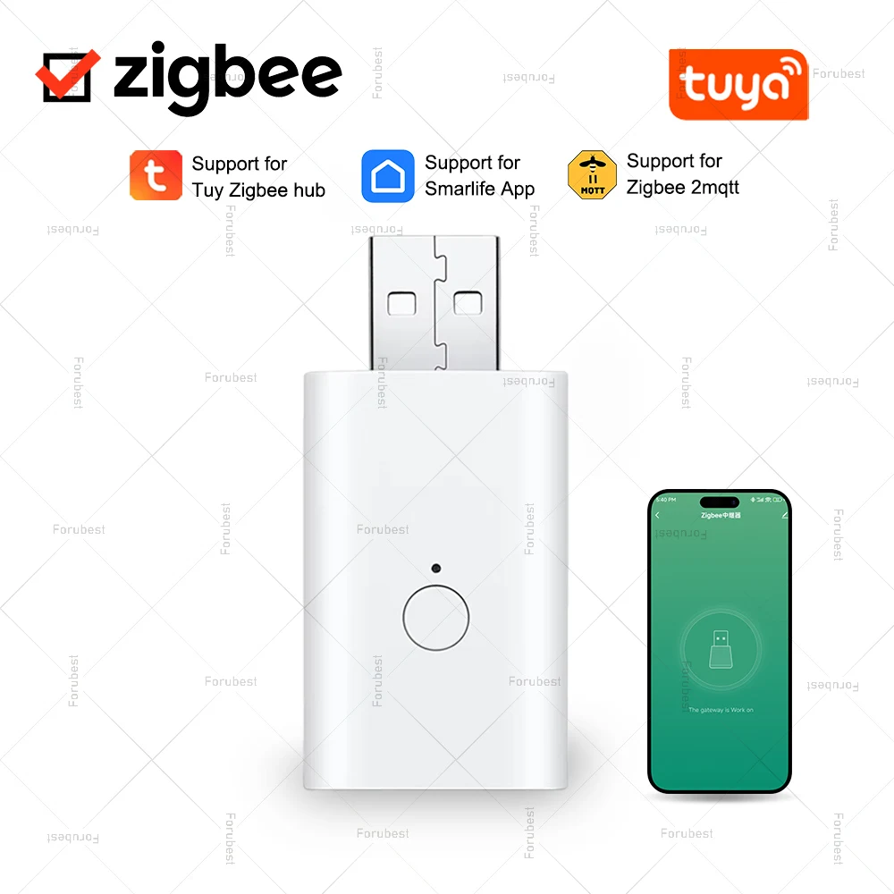 ZigBee 3,0 повторитель сигнала Plug and Play Gateway Hub USB-усилитель сигнала для Tuya Smart Life APP Z2MQTT Home Assistant