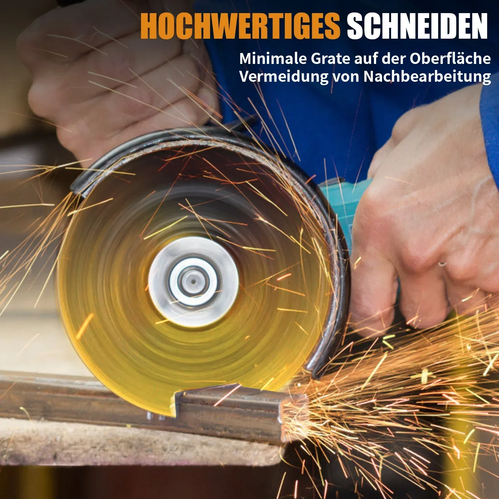 10-5 stuks 125mm doorslijpschijf cirkelvormig hars zaagblad haakse slijper doorslijpschijf voor metaal ijzer koper hout kunststof snijzaag