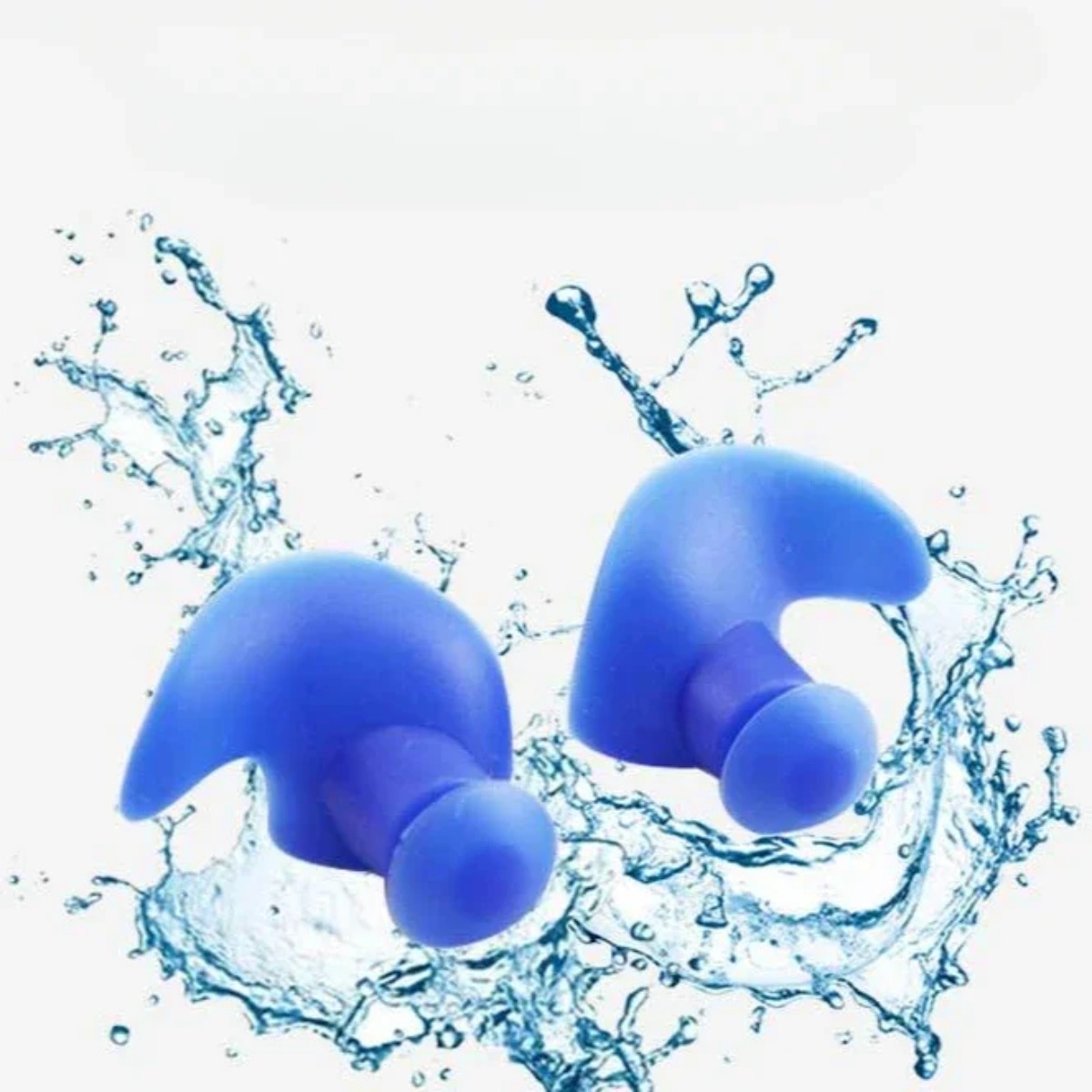 Портативные беруши для плавания, классические прочные водонепроницаемые мягкие беруши, силиконовые беруши для бассейна, спортивные аксессуары с коробкой