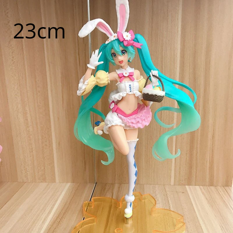 Lindo Hatsune Miku Estuche coleccionable Widget Figura de anime 14 ~ 25 cm