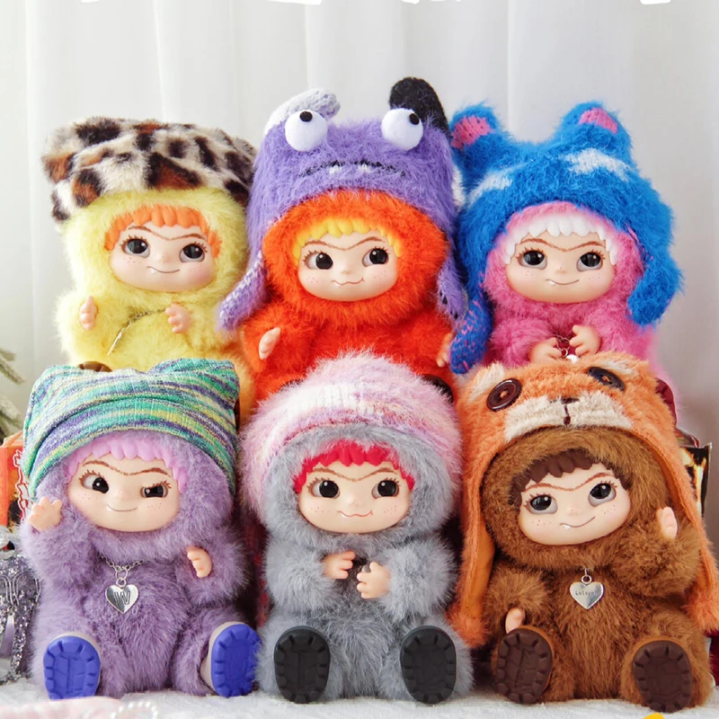 Wakuku Fuzzy Trendy Fun Party слепая коробка милая фигурка Wakuku Mystery Box милая кукла сумка кулон кукла сумка-сюрприз подарочная игрушка