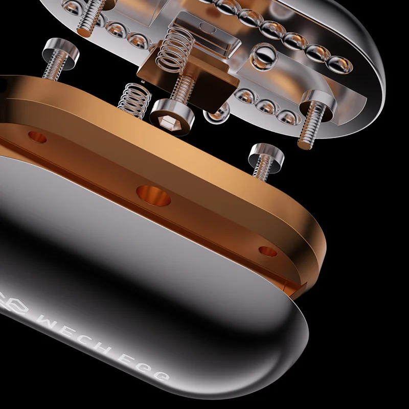 Mech ไข่ EDC Fidget Slider โลหะ Fidget ของเล่น ADHD เครื่องมือ Anti-ความวิตกกังวลโต๊ะทํางานของเล่นผู้ใหญ่ความเครียดบรรเทาของเล่นของขวัญวันเกิด