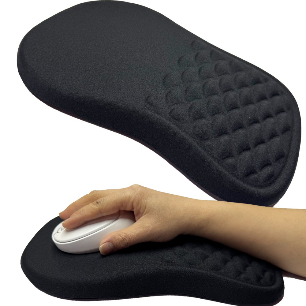 Ergonomic Wrist Support Mouse Pad: Non-Slip High-Elastic Memory Cotton – Comfortable & Durable for PC/Laptop (Home/Office)​