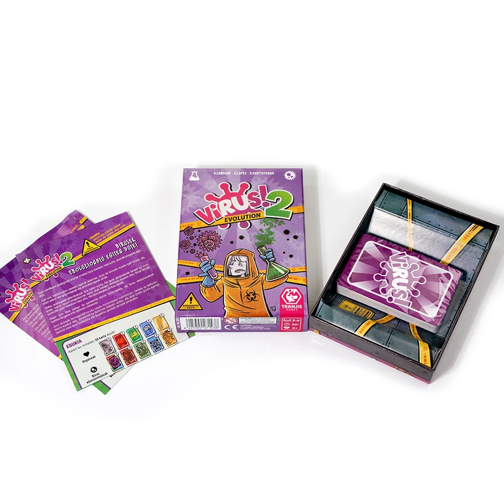 Virus! - Juego de cartas - El Juego mas-contact. Concurrentie Esška. +8 jaar VIRUS! Evolutie (Expan Brian) - Juego de Cartas (