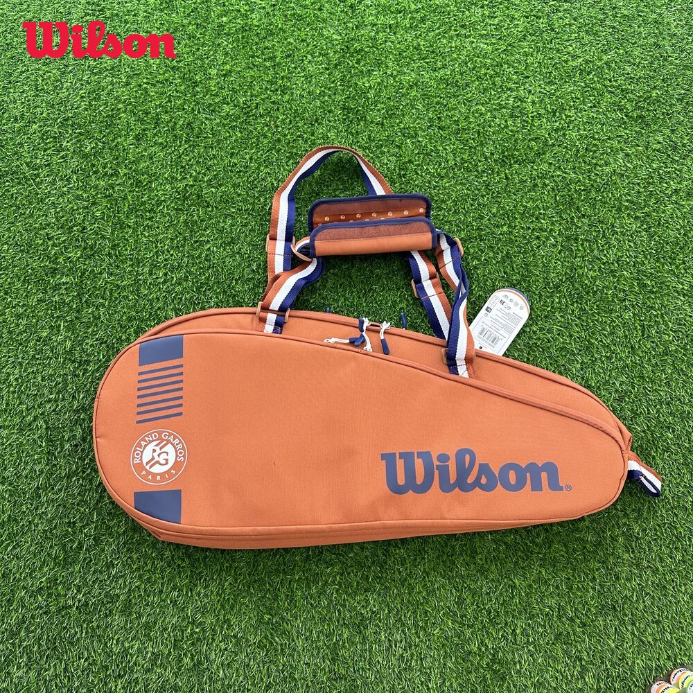 Wilson 2024 France Open Team 3-6 шт. Duffel Сумка для теннисных ракеток Roland Garros Clay Court Tournament Сумка для теннисных ракеток Clay Navy
