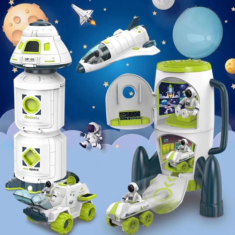 パズル音響光学宇宙おもちゃ宇宙モデル空軍シャトル宇宙ステーションロケット航空シリーズおもちゃ Forkids クリスマスギフト