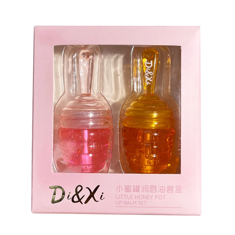Kleines Honeypot Lippenöl, feuchtigkeitsspendendes e verblassendes Lippenmuster, Wasser-Lippenbalsam Dudu Lips