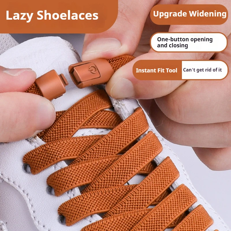 Cordones elásticos para zapatillas de tenis, cordones sin cordones para zapatos, cordones sin corbatas, cordones para zapatos para niños y adultos, accesorios, 1 par/2 pares