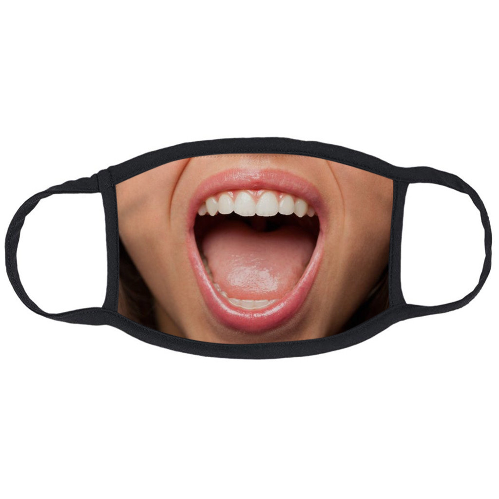 Interesting Expressions Printing Comfortable Adult Women'S Masks Reusable And Washable Mask Odorless And Irritation-Free Mask