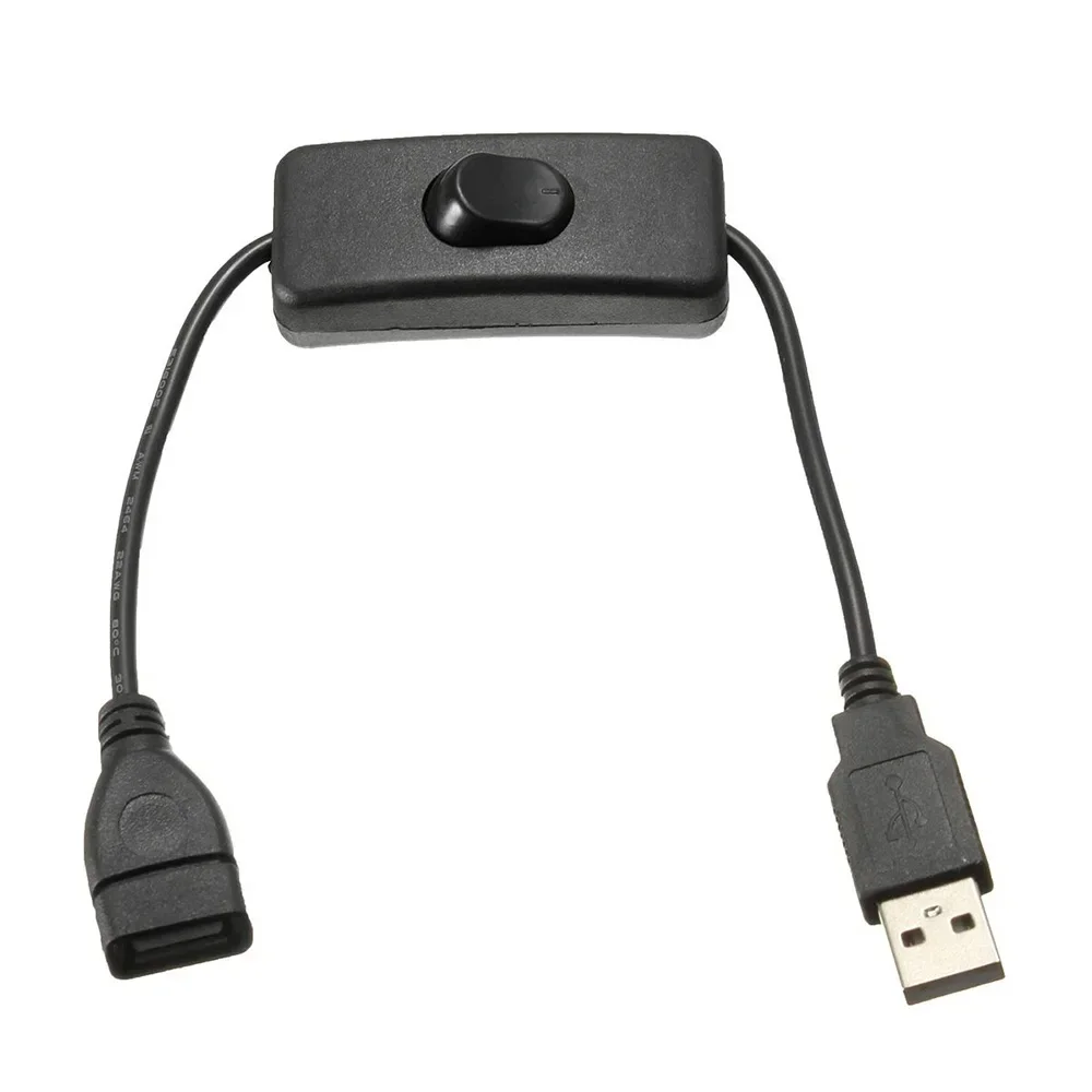 Cabo de interruptor usb com cabo de extensão liga/desliga 28cm 1m para 5v led strip light string usb gadget dispositivo de alimentação ferramentas 304 303
