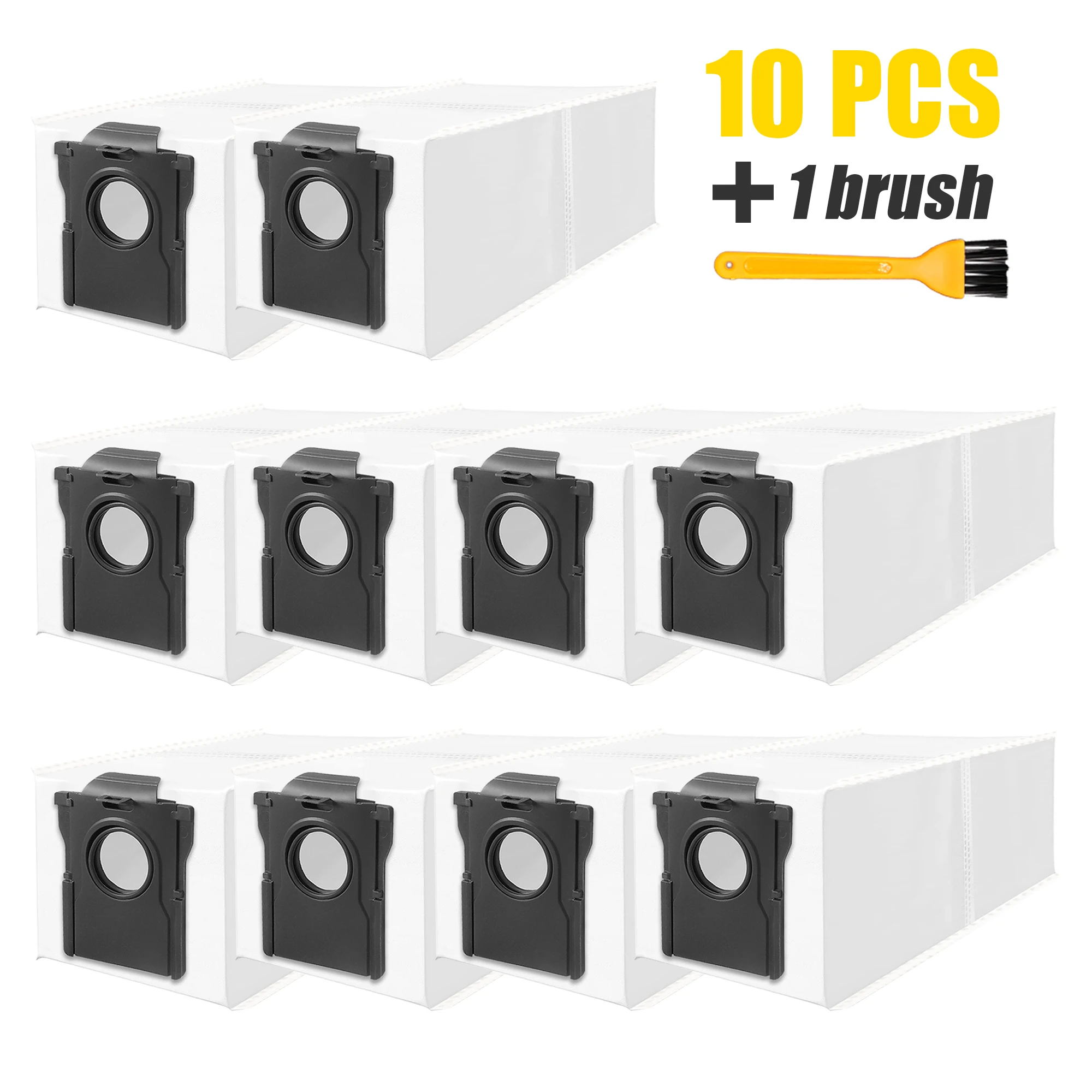 6/10+1 worków na kurz do odkurzaczy Dreame X40 Ultra/ L10s Pro Ultra Heat /L20 Ultra/X30 Ultra /X30 Pro Ultra, 3,2 litra