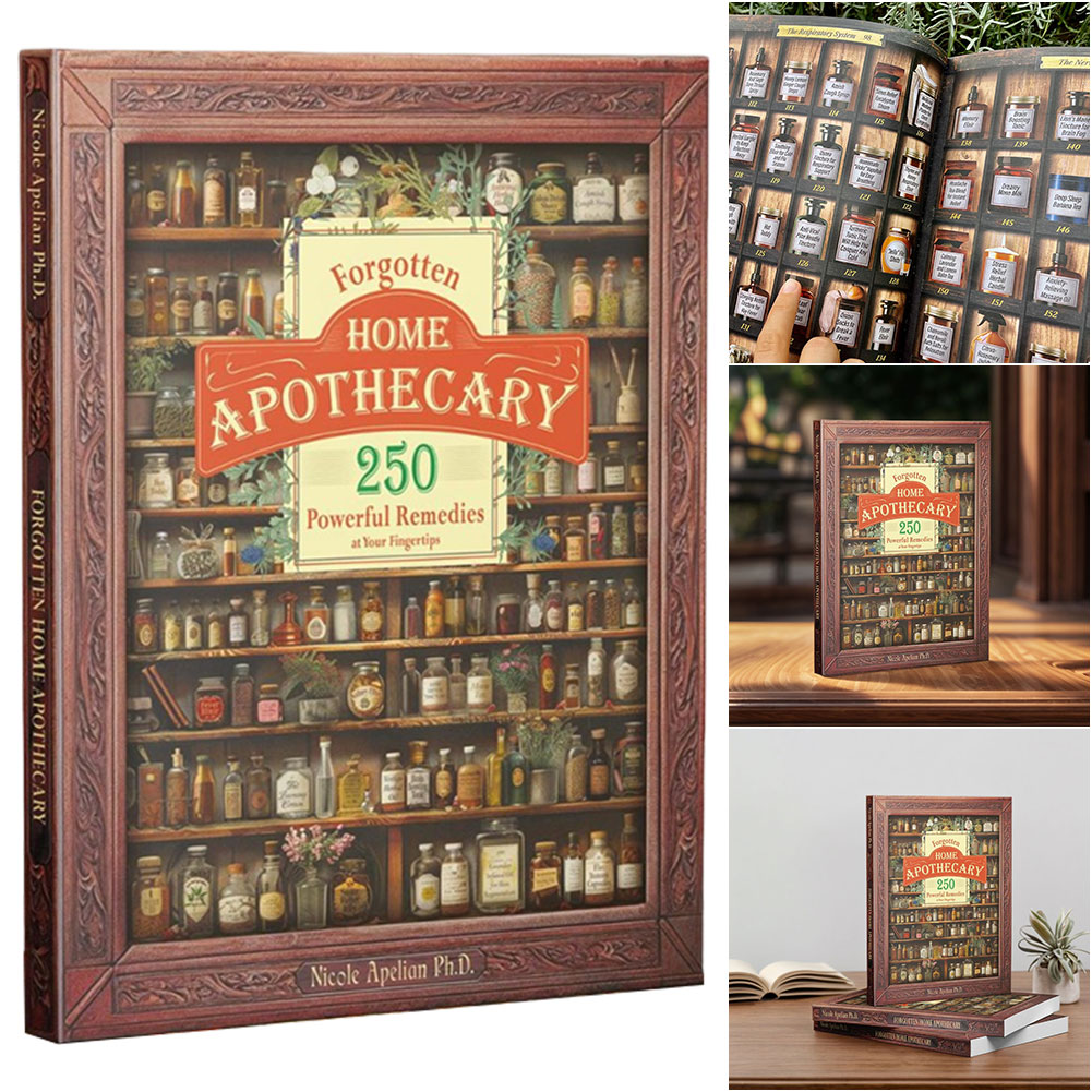 Forgotten Home Apothecary 250 Powerful Natural Healing Secrets At Your Fingertips A4/A5 The Home Doctor Book For Every Family