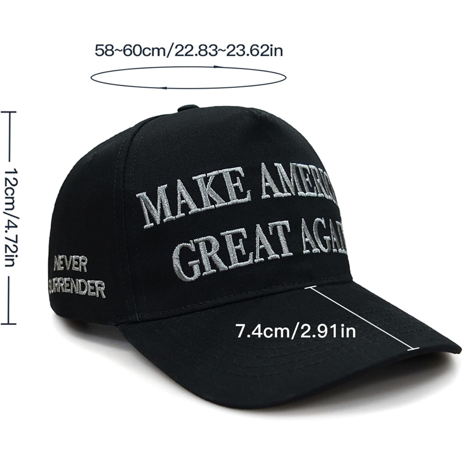 1pc トランプ 2024 アメリカを再び偉大にする帽子テイクアメリカバック帽子米国旗刺繍調節可能なメッシュ野球帽