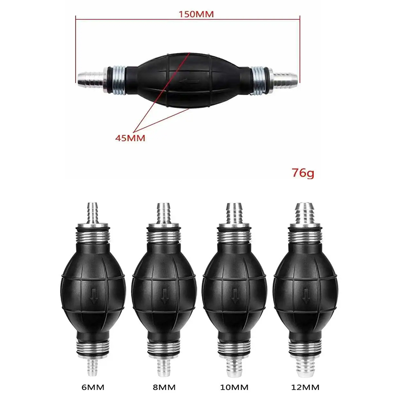 Auto Motorrad Fahrer Ölpumpe Außenbordöl Rohr Einweg Rückschlagventil Benzin Pumpe Diesel Pumpe Hand Prise Pumpe Kraftstoff Rohr