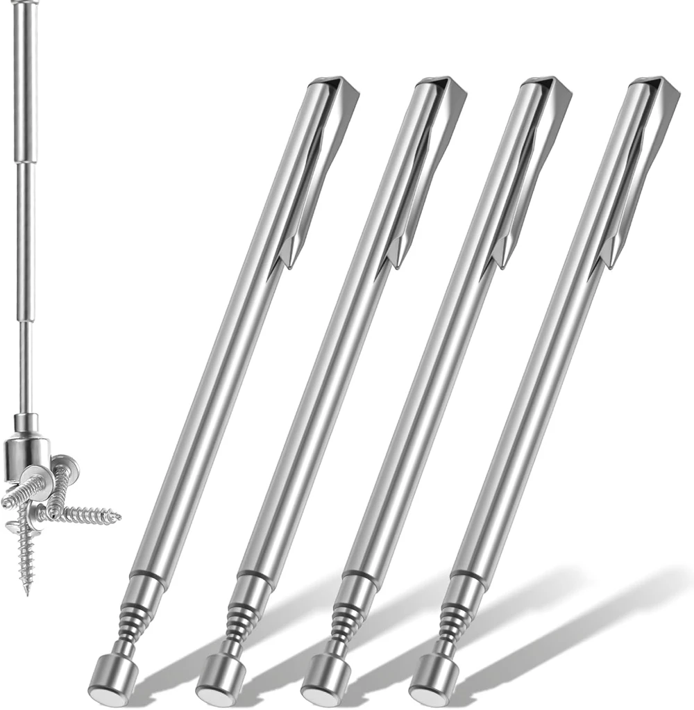 1pc telescopico estensibile penna magnetica asta magnetica strumento di raccolta retrattile riparazione auto macchinari manutenzione garage strumento officina