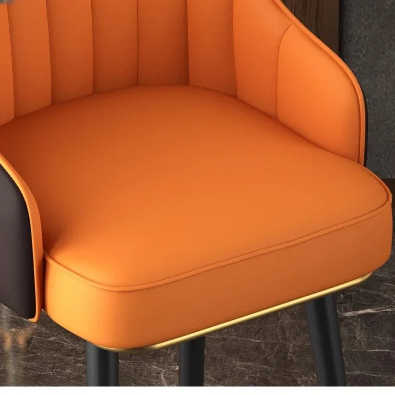 Bancos Para Barra De Cocina เก้าอี้บาร์สตูลโมเดิร์นโลหะห้องครัวเก้าอี้บาร์ Dining Island เคาน์เตอร์พนักพิง Cadeira เฟอร์นิเจอร์